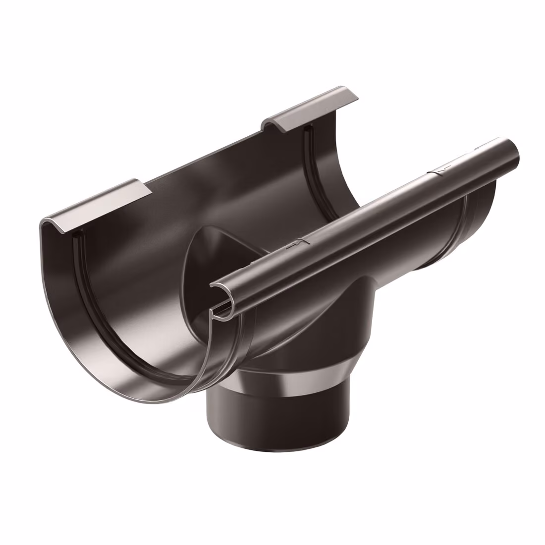 Lej spustowy PROAQUA 125/110 mm - ciemny brązowy (RAL8019)