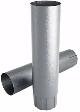 Rura spustowa 3mb Flamingo BUDMAT 90mm - srebrny (045/RAL9006)