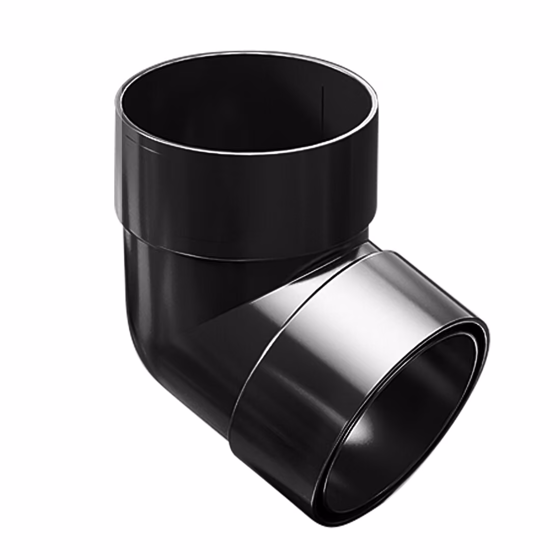 Kolanko 67,5° dwukielichowe ProAqua 110 mm - czarny (RAL9005)