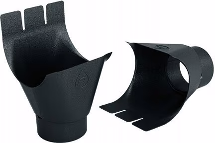 Lej spustowy sztucer BUDMAT FLAMINGO 125/90 - antracytowy (036/RAL7016)