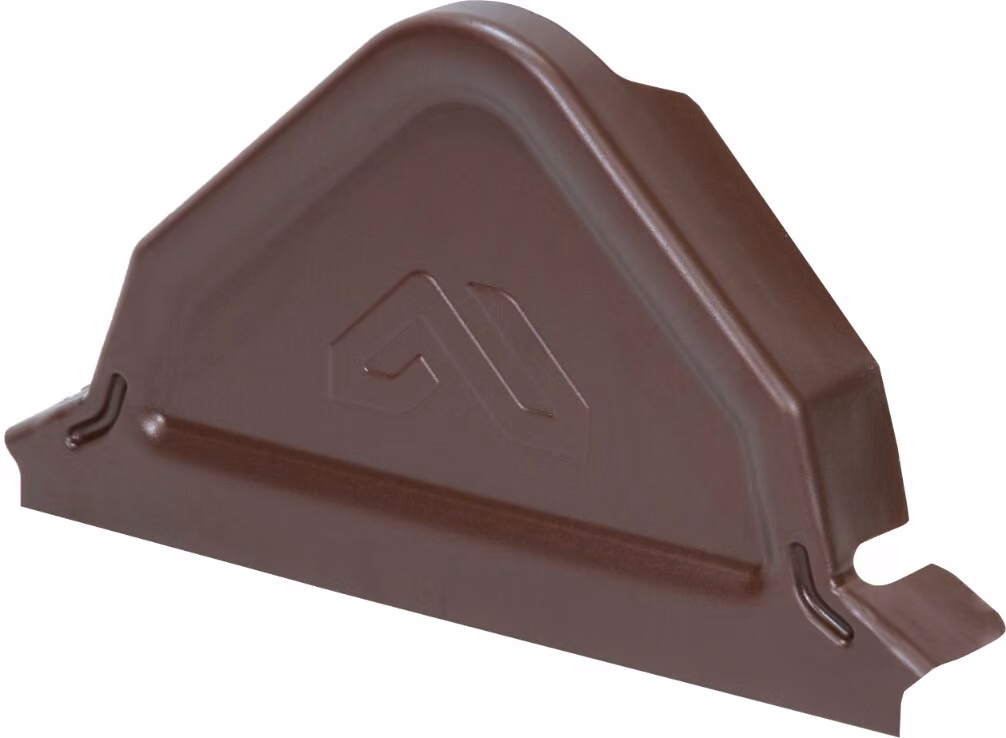 Zakończenie płaskie gąsiora Budmat ZP-TOP X-MATT - 384 brązowy