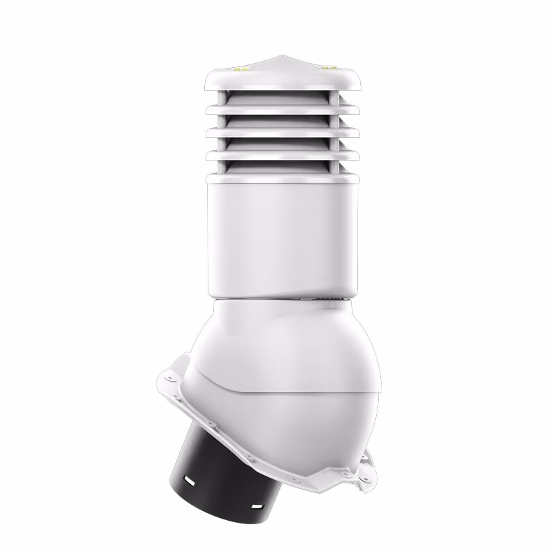 Kominek wentylacyjny Smartline profil T-18 ocieplony fi 150mm - jasnoszary (RAL7036)