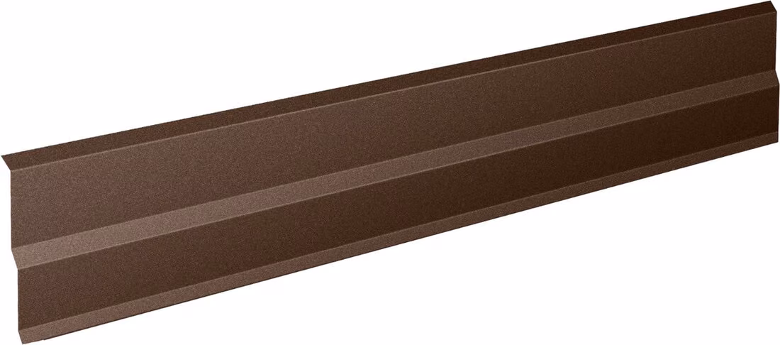 Obróbka przyścienna OP 190 lewa Budmat MOD D-MATT PLUS - brązowy (RAL8017)