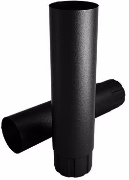 Rura spustowa 1mb Flamingo 90 - czarny (015/RAL9005)