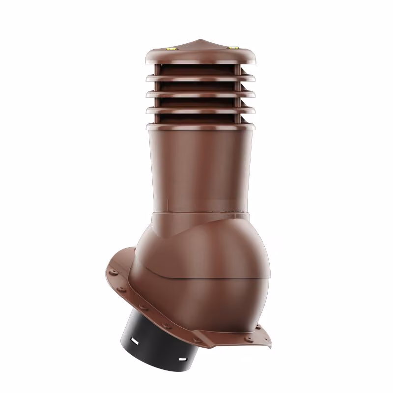 Kominek wentylacyjny Smartline profil A fi 150mm nieocieplony - brązowy (RAL8017)