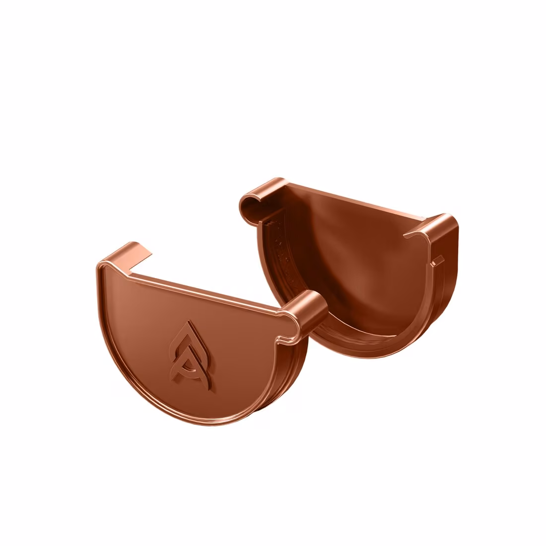 Denko rynny uszczelkowe prawe ProAqua 125 mm - ceglasty (742/RAL8004)