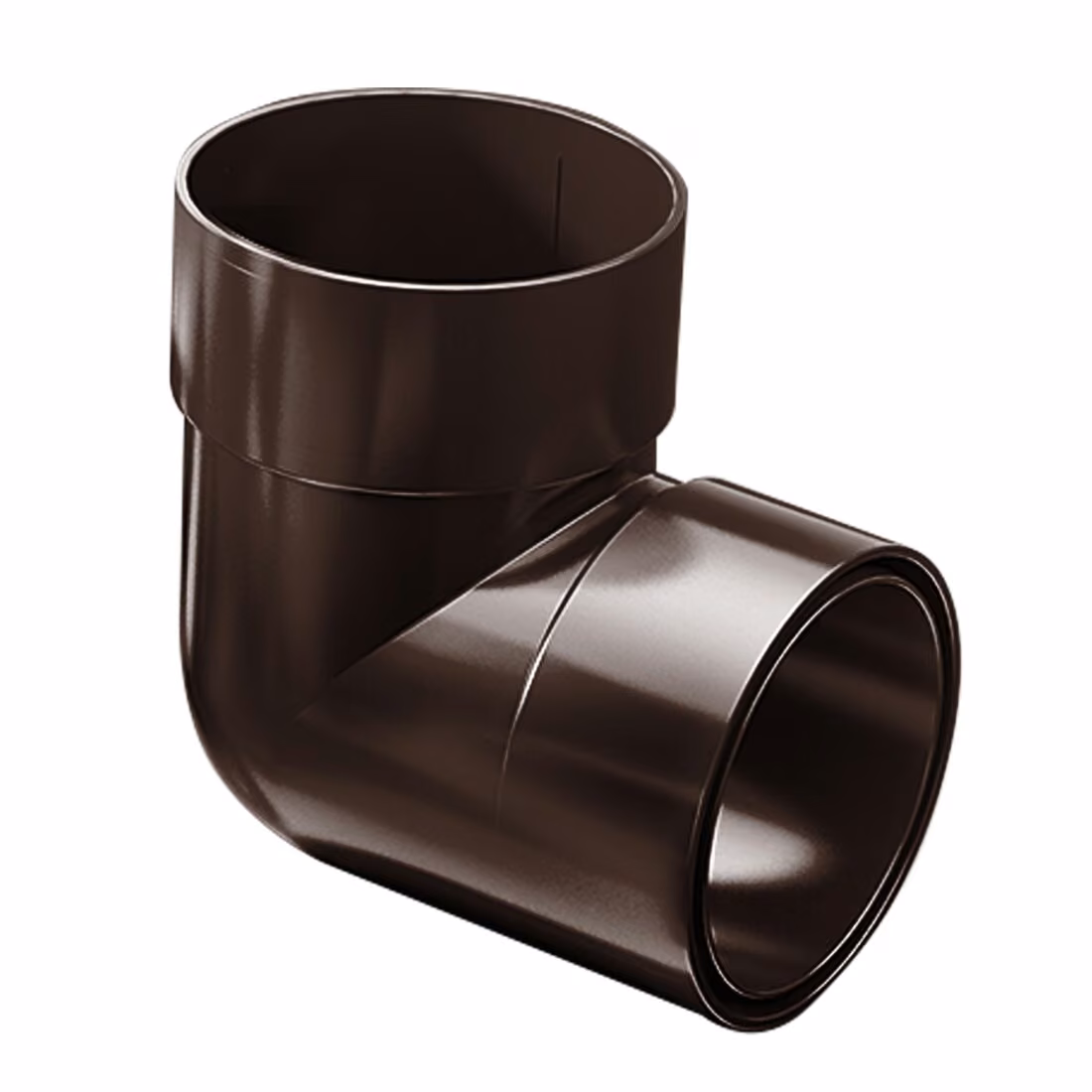 Kolano dwukielichowe 87,5° ProAqua 110 mm - brązowy (RAL8017)
