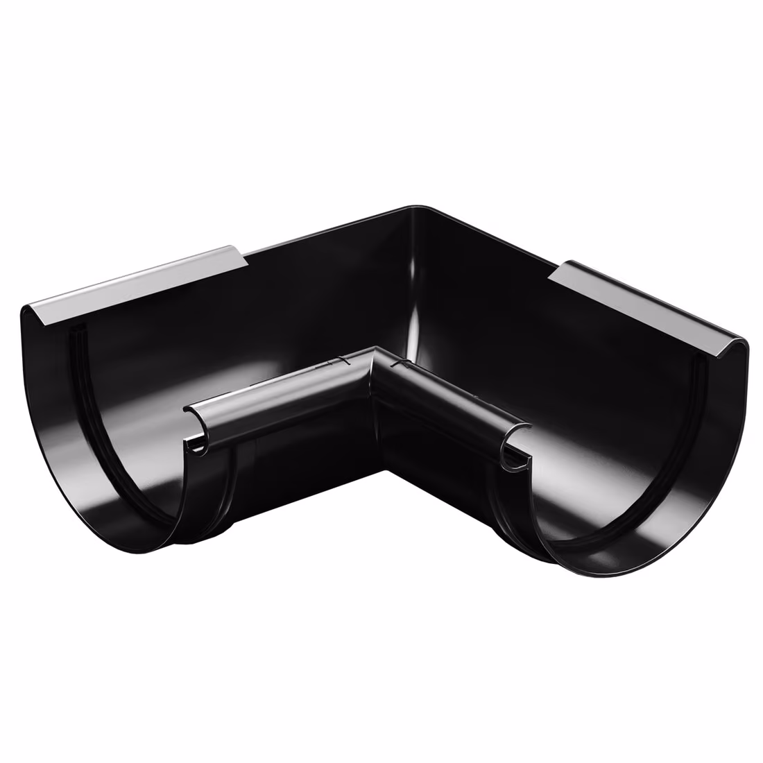 Narożnik wewnętrzny 90° ProAqua 150 mm - czarny (RAL9005)